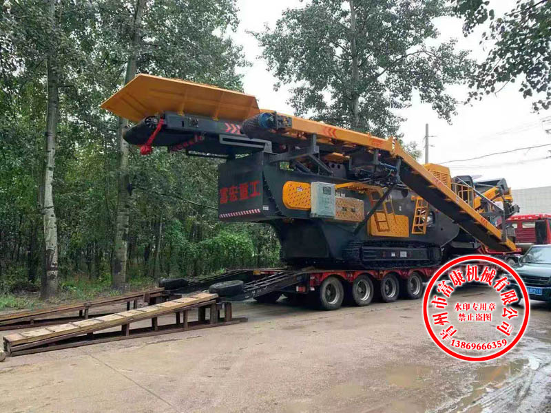 沖擊式制砂整型移動破碎站廠家發貨
